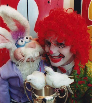 Melbourne clown for hire.